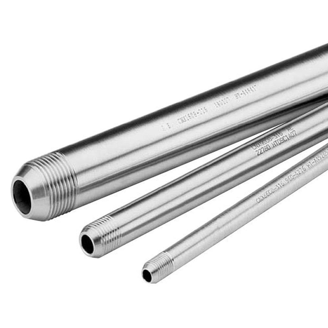 Cone and Thread Tube Nipples, High Pressure SOG - 30,000 psi